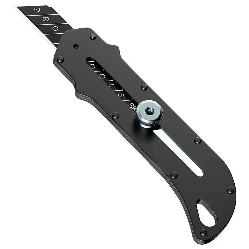 Large utility knife blade Paper cutter knife Coated with rubber Heavy duty wallpaper knife Tool knife for unwrapping express packages