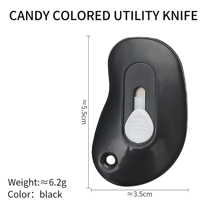Large utility knife blade Paper cutter knife Coated with rubber Heavy duty wallpaper knife Tool knife for unwrapping express packages