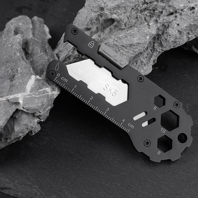 A portable small utility knife is a common hand tool used for delicate cutting, carving, and trimming jobs