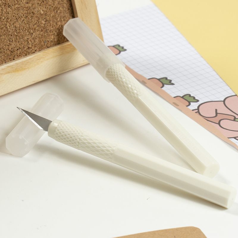 student utility knife Express box opening rubber stamp Manual pen knife hand ledger Hand ledger knife blade