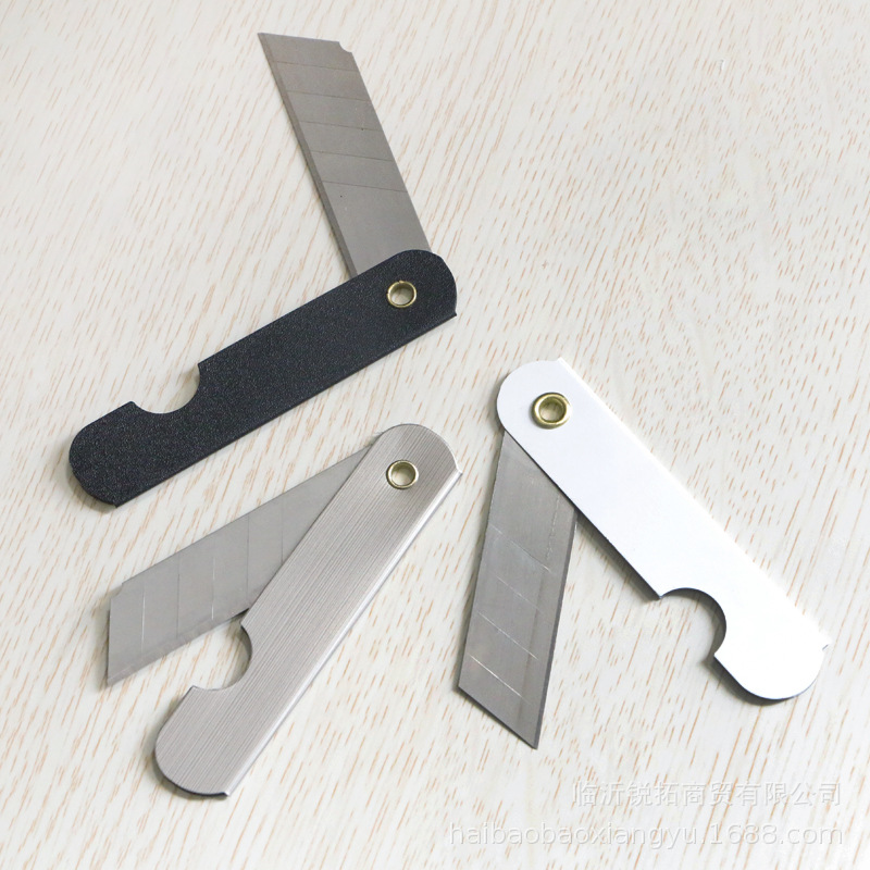 All-iron foldable iron sharpener Pencil sharpener Eyebrow pencil sharpener Student sharpener cutting express single knife Small paper cutter
