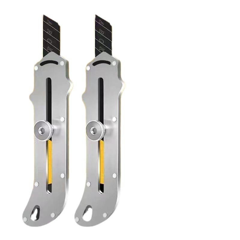Large simple and beautiful utility knife blade Paper cutter knife Plastic heavy duty wallpaper knife open express package tool knife