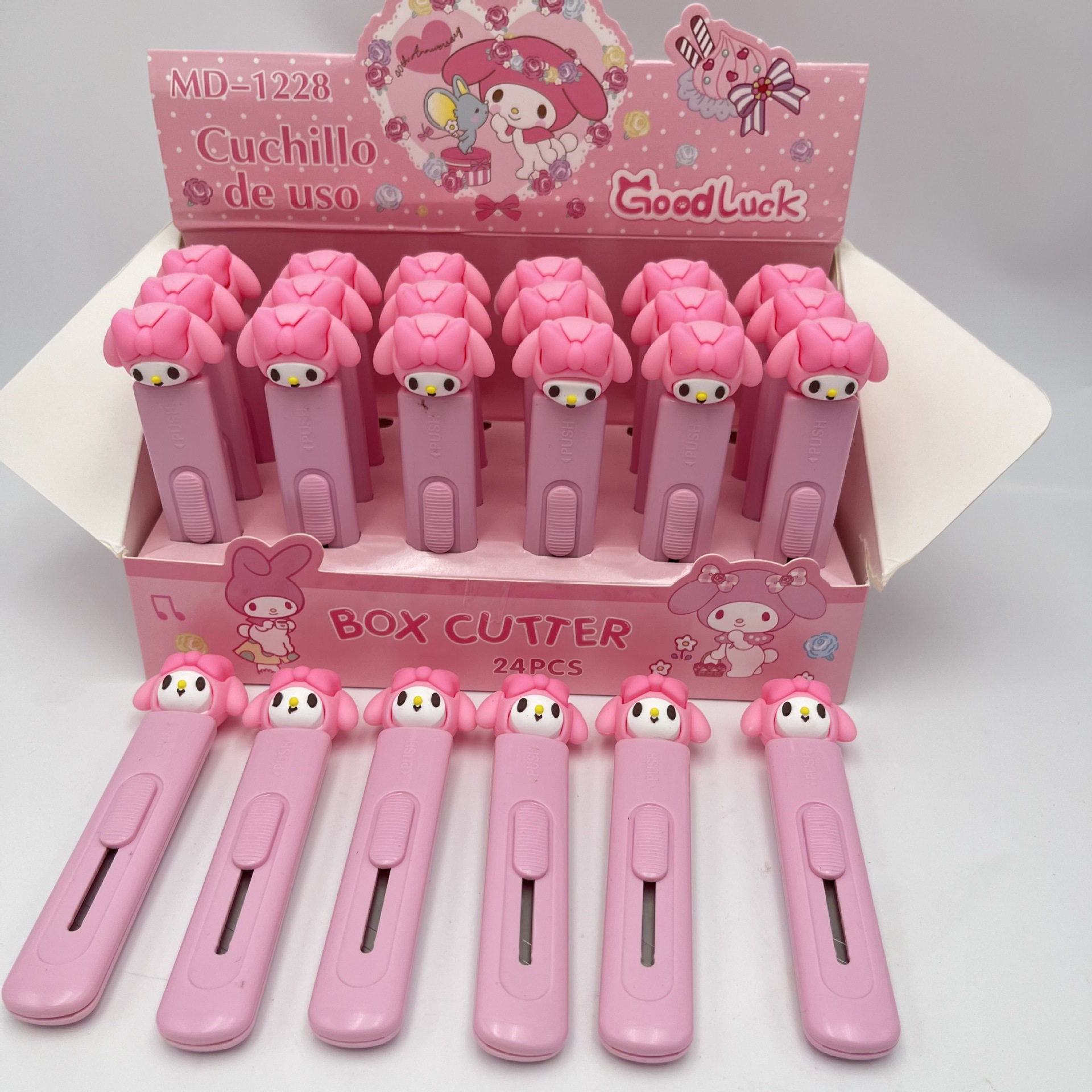 Large color cartoon utility knife blade Paper cutter knife Coated heavy duty wallpaper knife Unpacking package tool knife