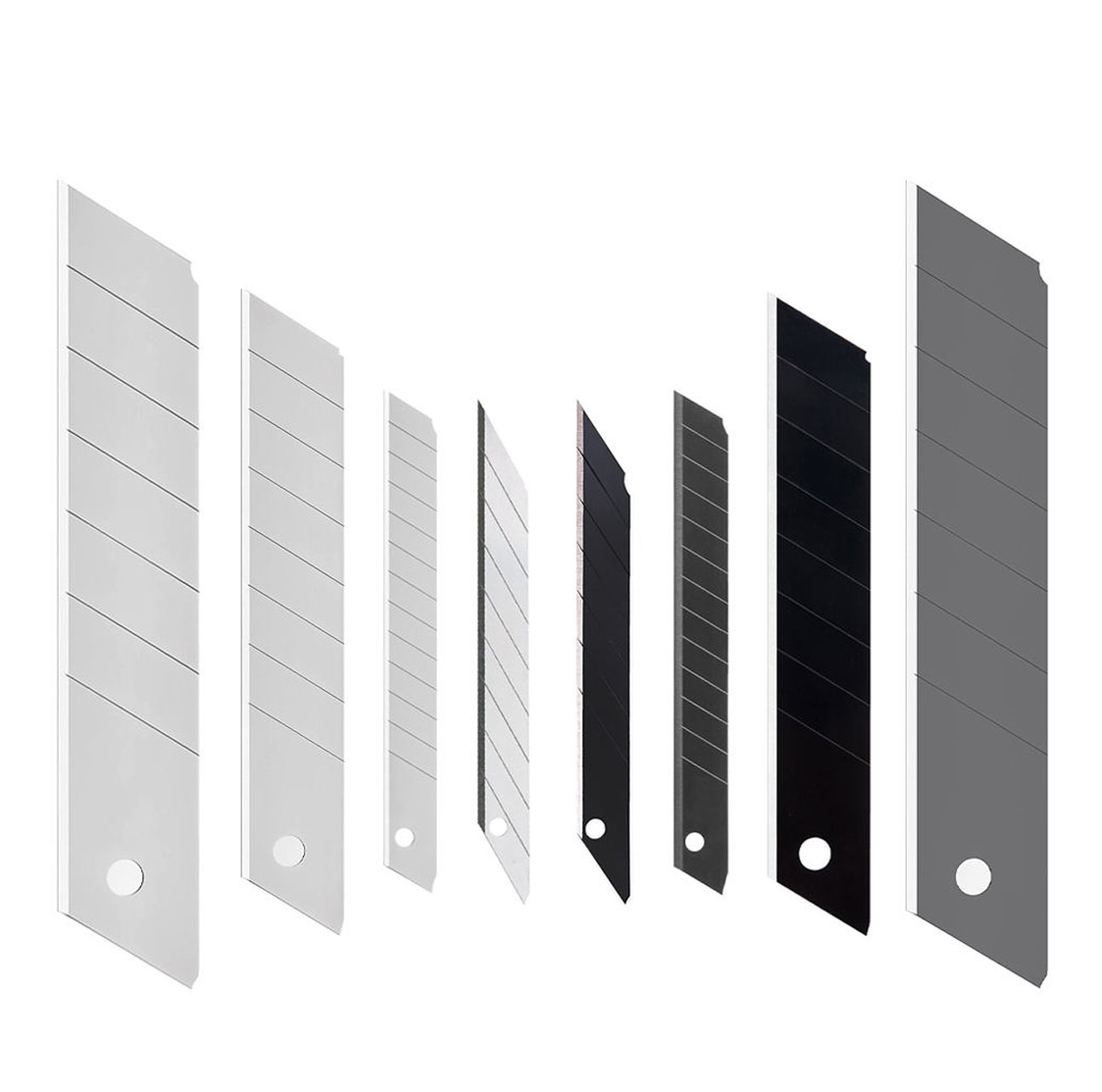 Black 18mm 0.5mm SK2 SK5 Carbon steel Blade Snap off Cutter Blade Utility Knife Blades