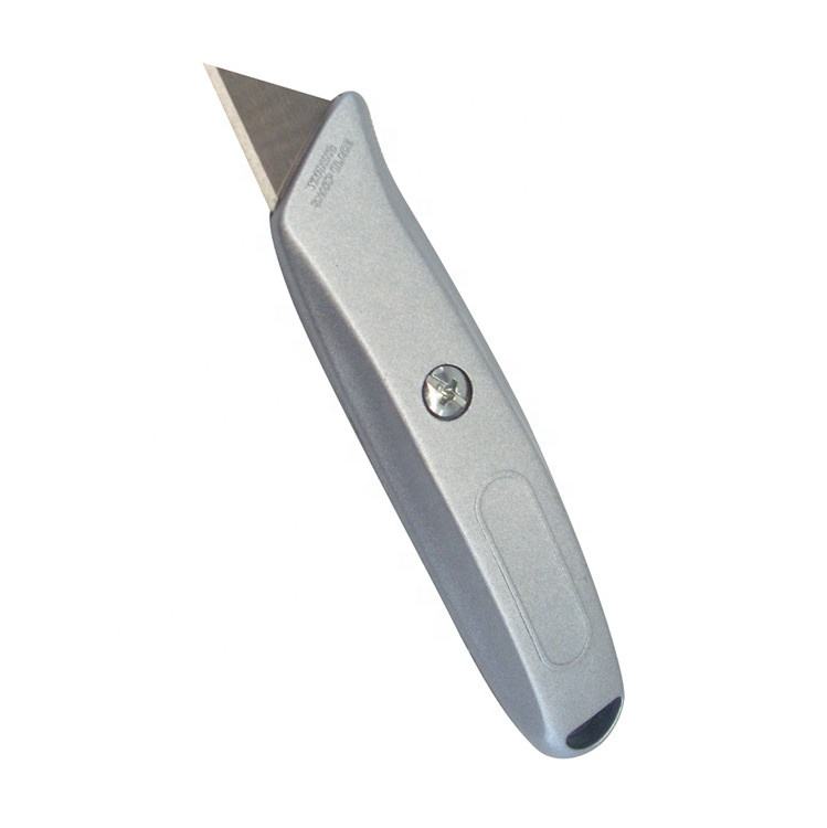 Custom Sliding Blade Multi Knife Aluminium Utility Knife Snap off Auto Retractable Blade Stationery Pocket Knife