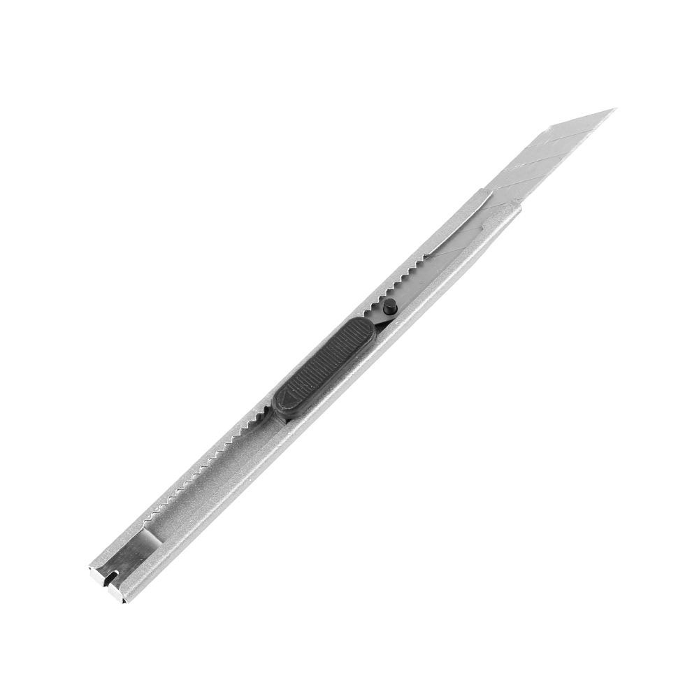9mm utility knife retractable blade box cutter for promotion gift art knives with snap off lock blade