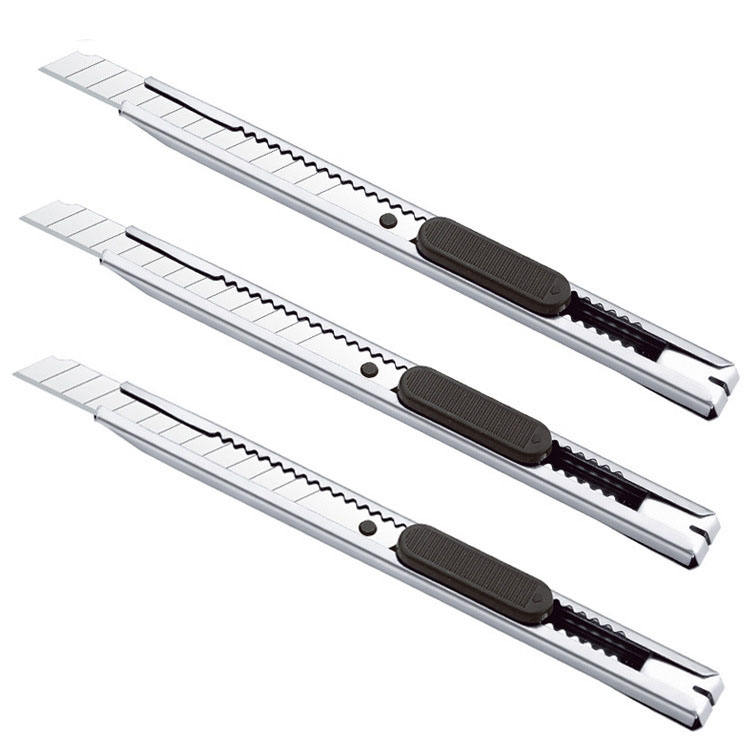 Premium Grade Strength Retractable Snap Off Blades Convenient Art Knife Student Cutter Box Cutter Utility Knife