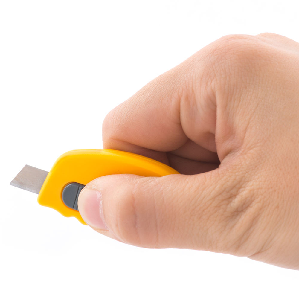 Office school stationery cutting letter paper safety retractable box cutters small mini art cutter knife