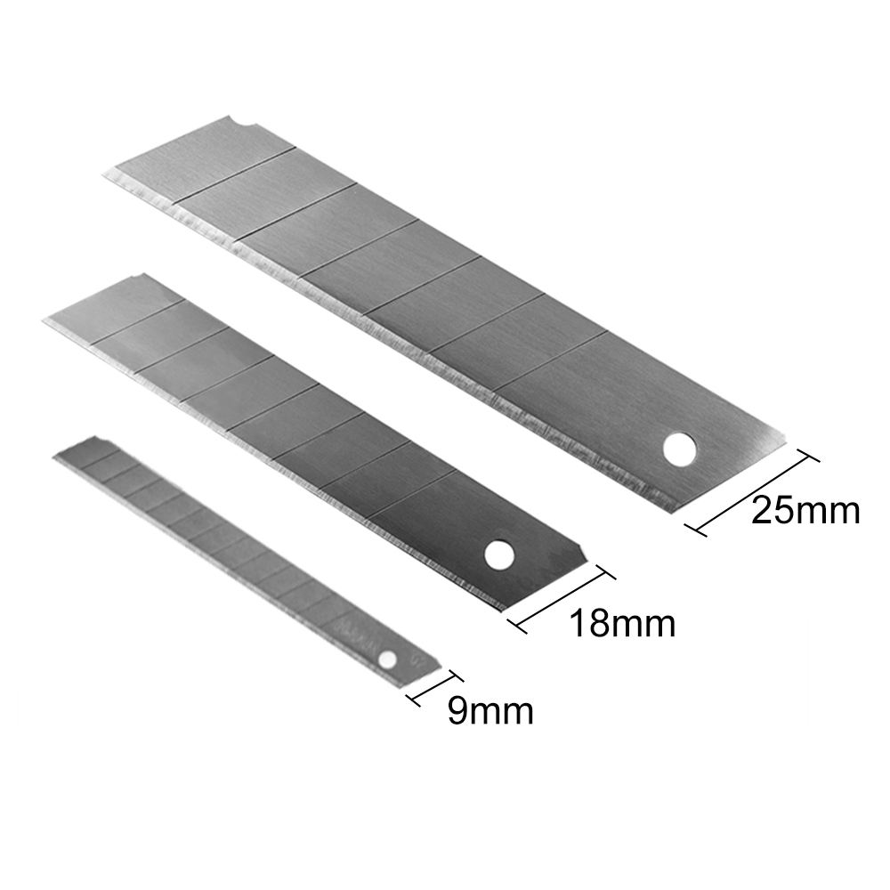 Heavy Duty 18mm Replacement Blades Spare Cutter Blade Snap Off Utility Art Knife Blade